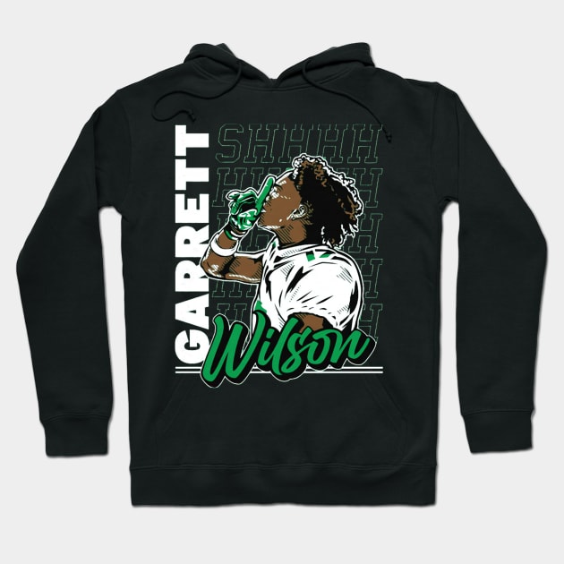 Garrett Wilson Shhh Hoodie by Chunta_Design